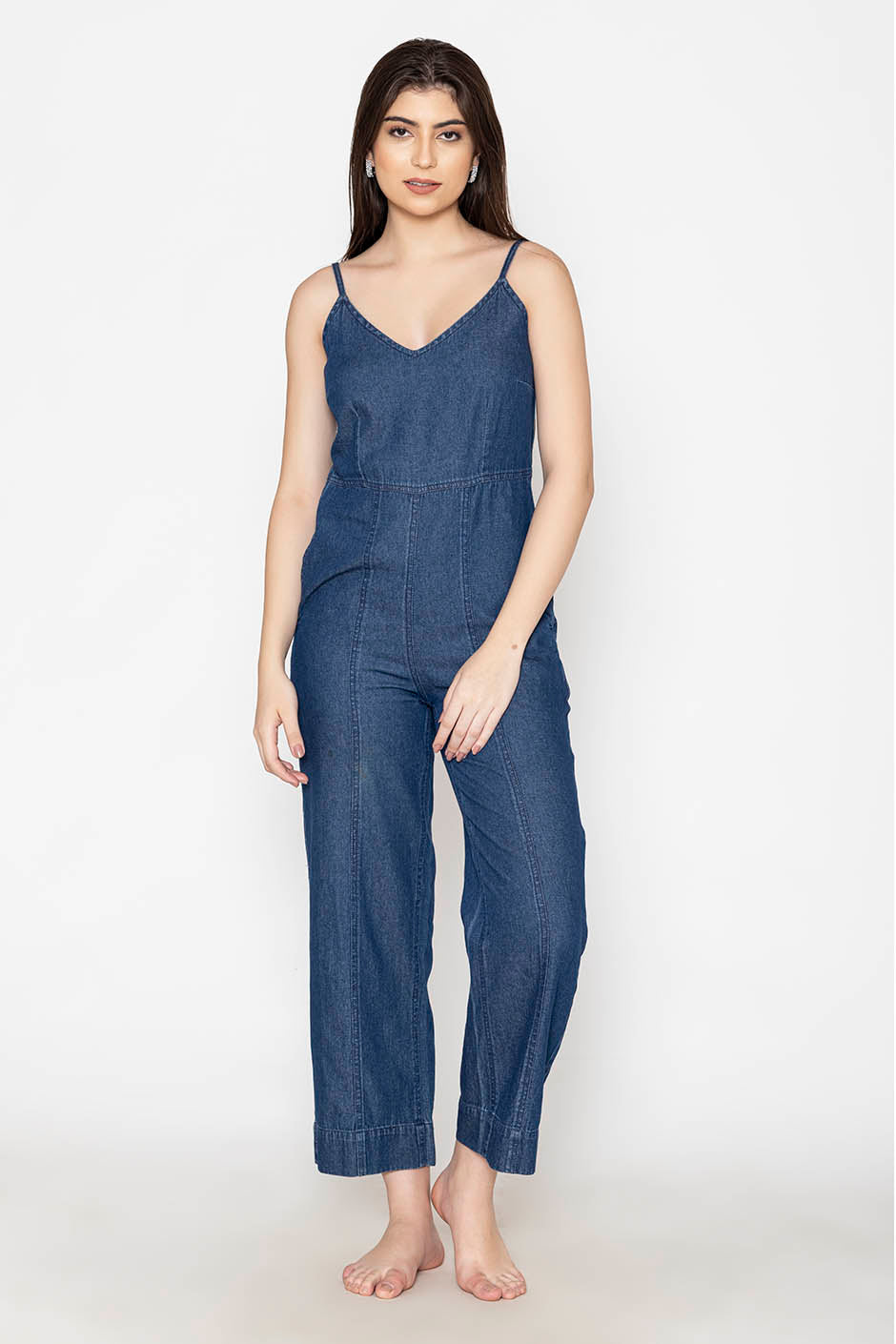 Blue Denim Jumpsuit