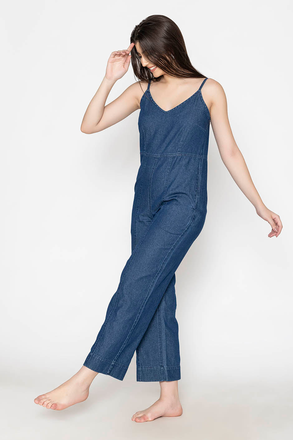 Blue Denim Jumpsuit