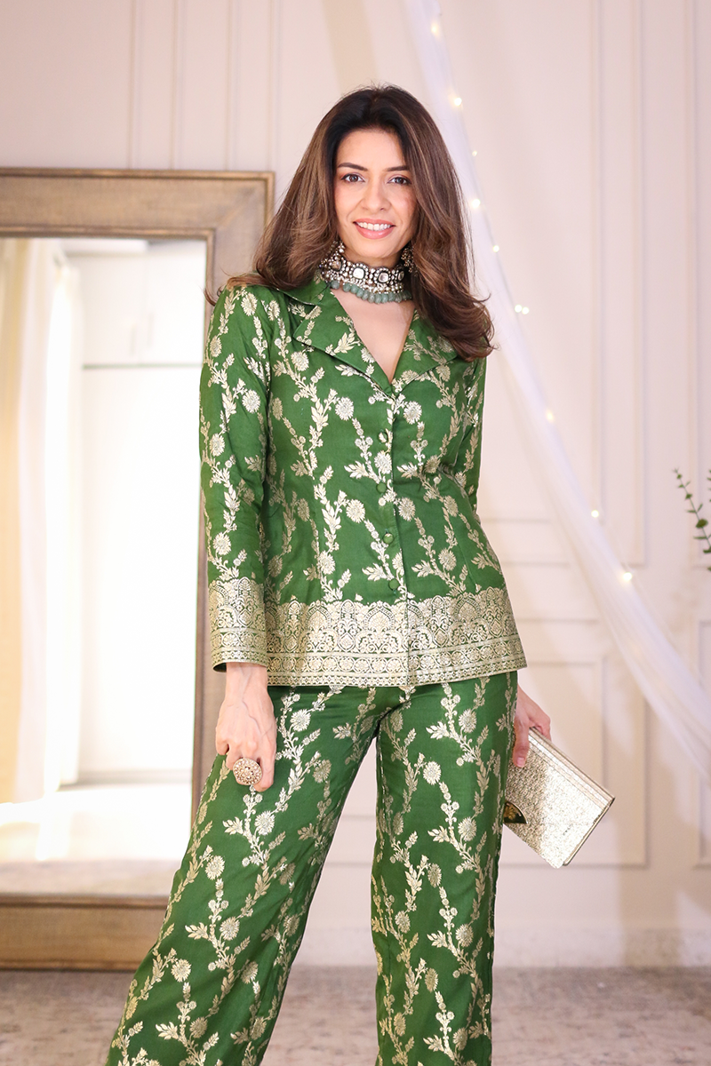 Jade Blossom Suit