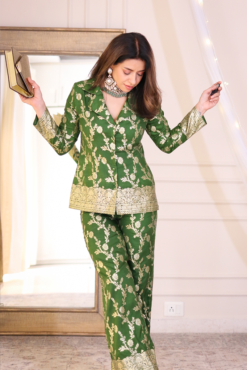 Jade Blossom Suit