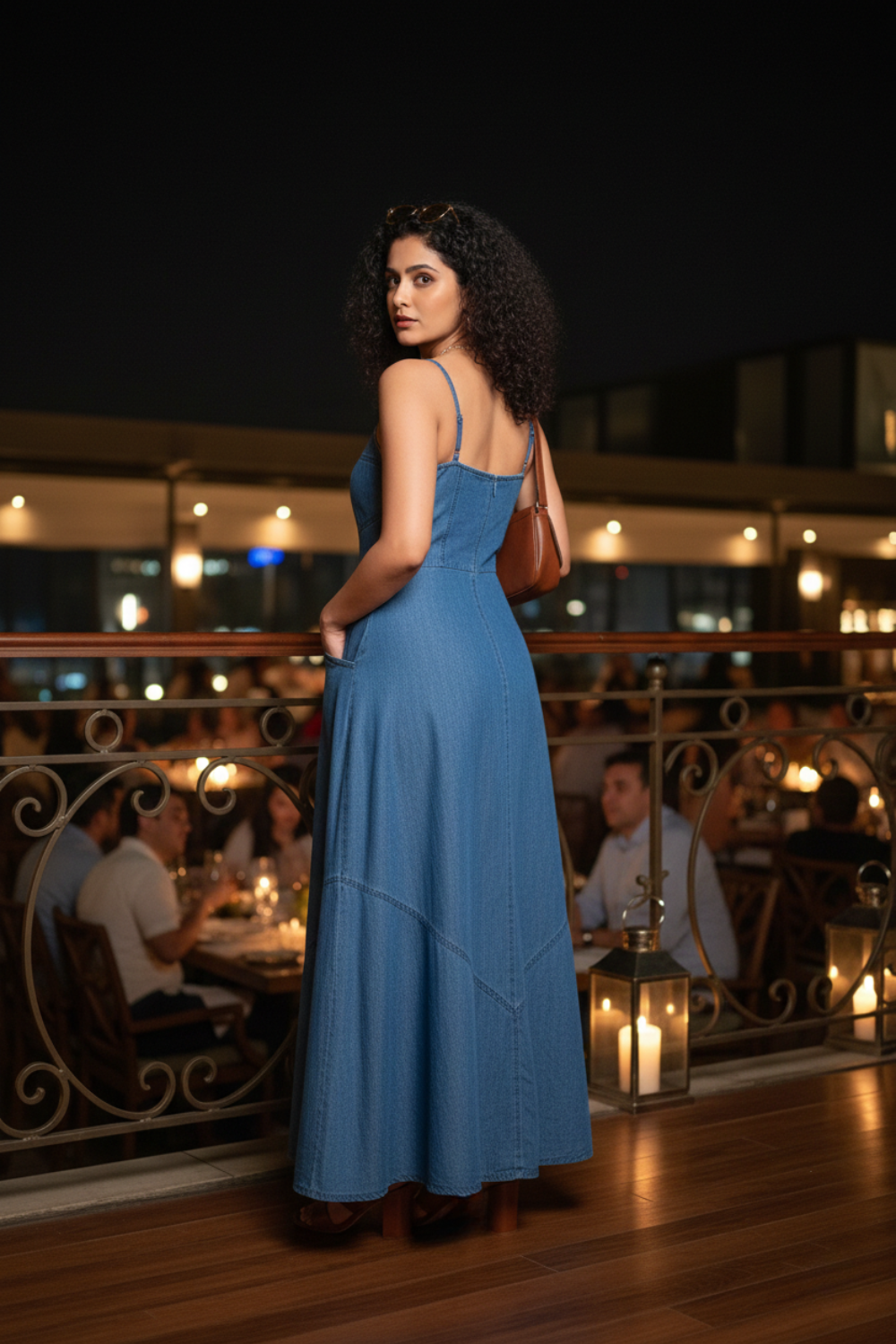 Button Down Denim Dress