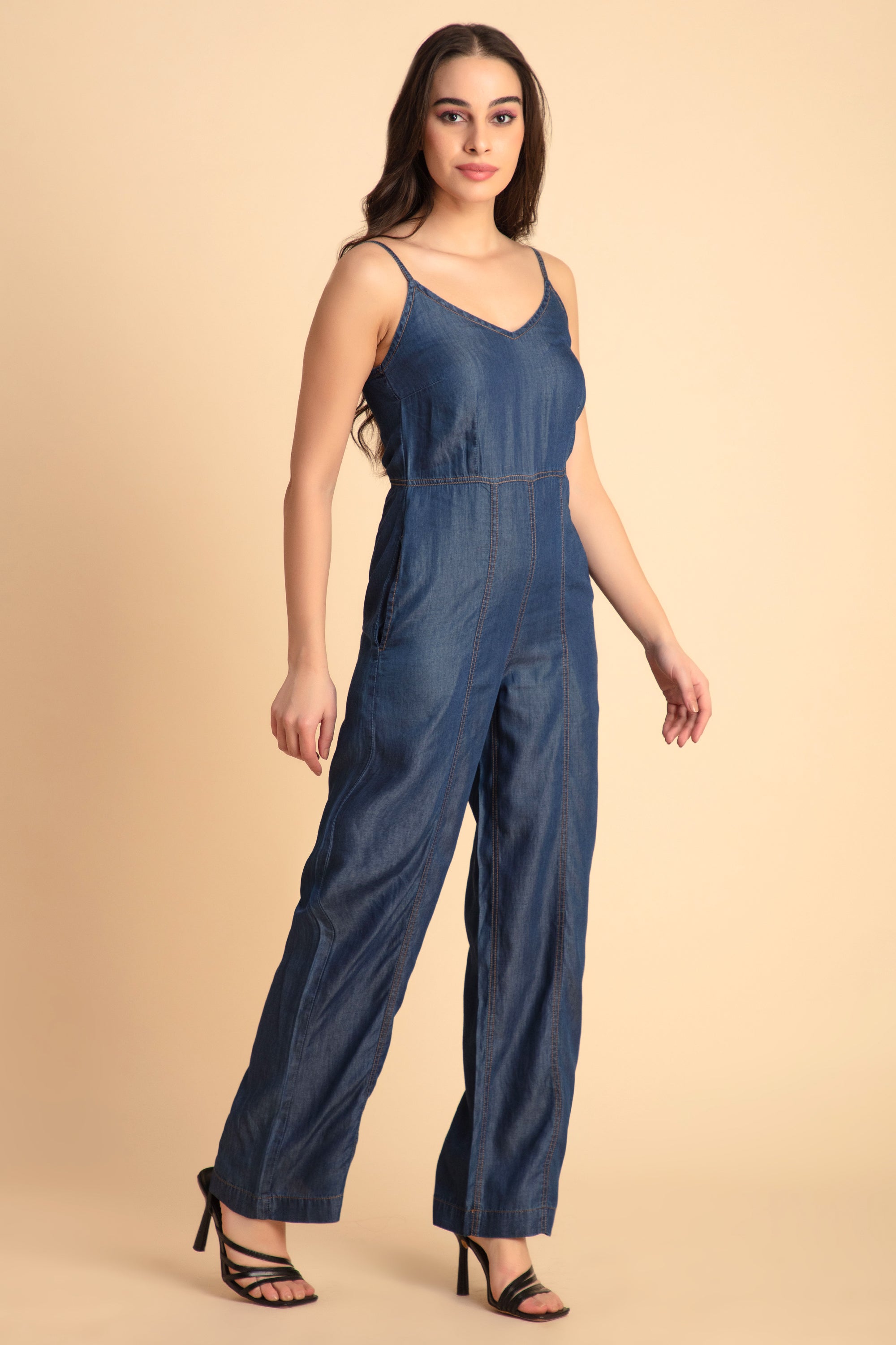 Denim Blue Jumpsuit