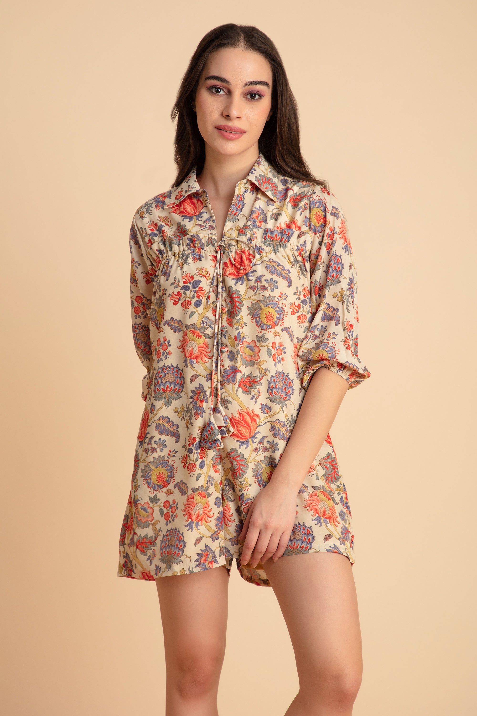 Printed Playsuit for Women