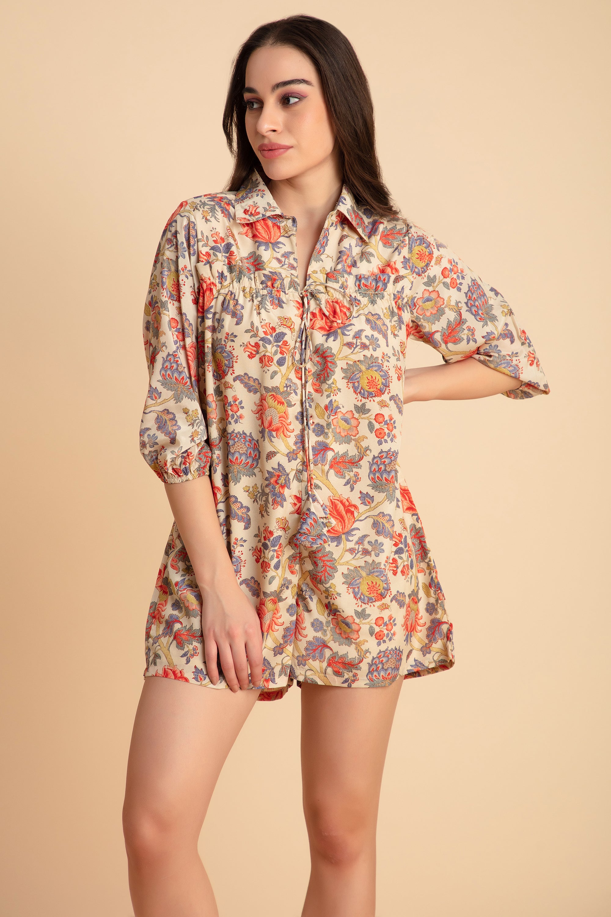 Printed Playsuit for Women