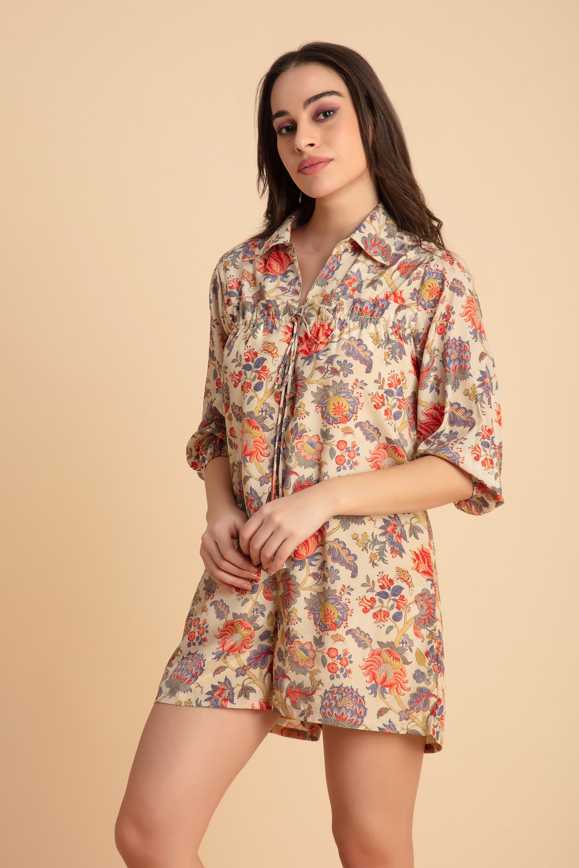 Printed Playsuit for Women