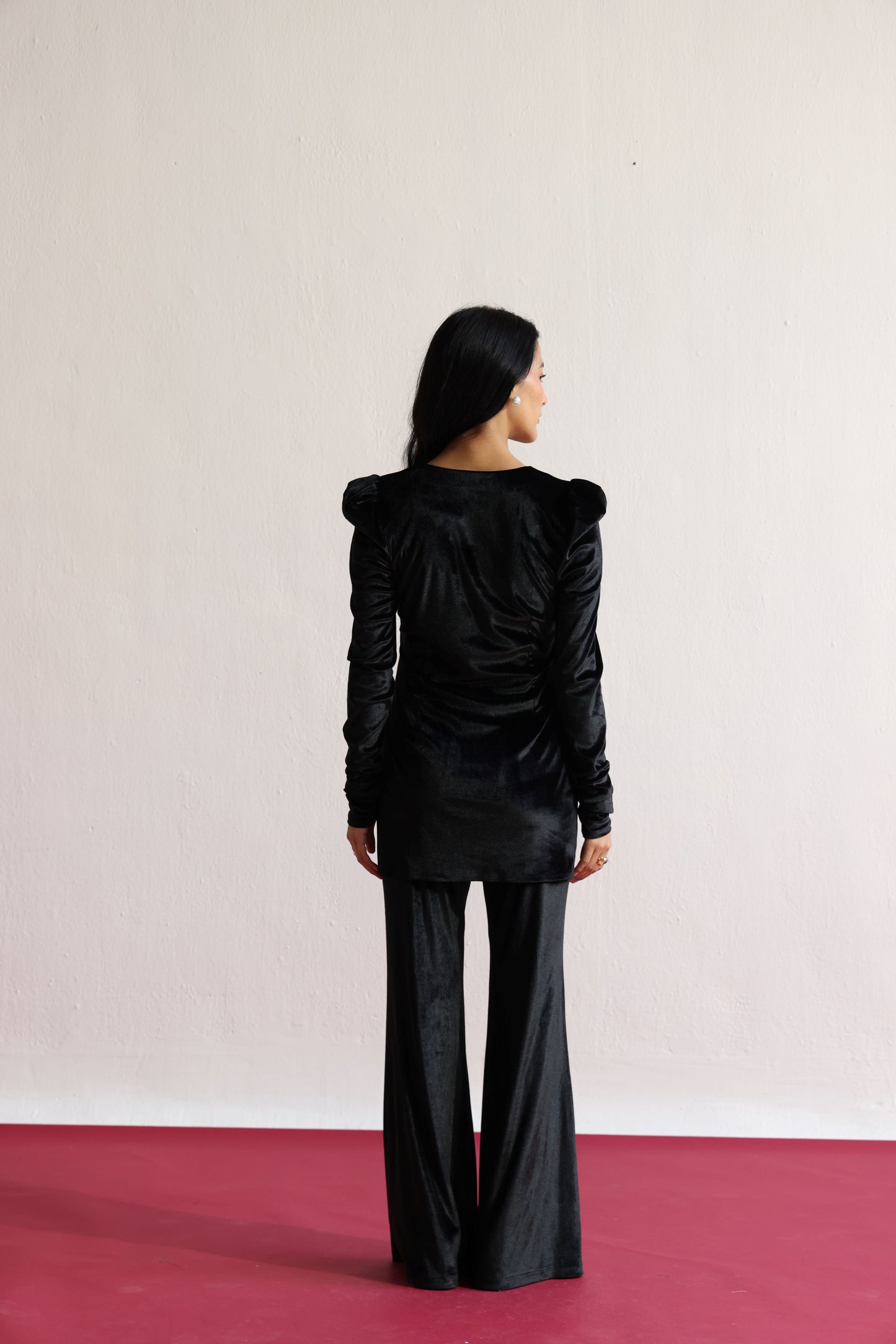 BLACK VELVET CO-ORD SET