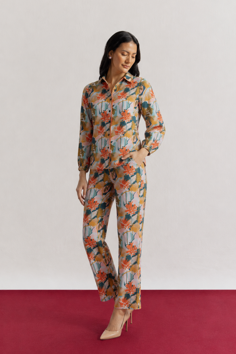 Tropical Printed Coord Set
