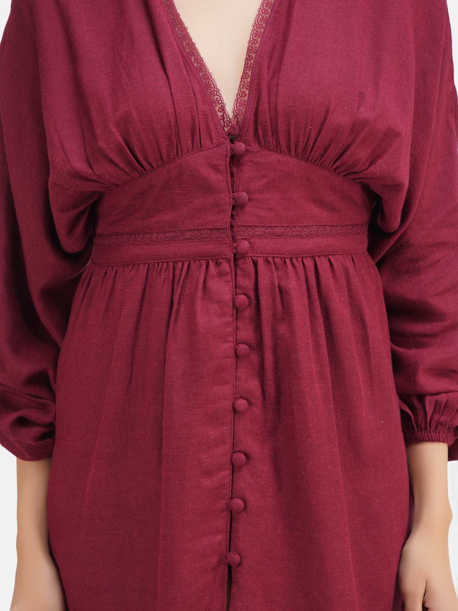 Exaggerated Sleeve Dress