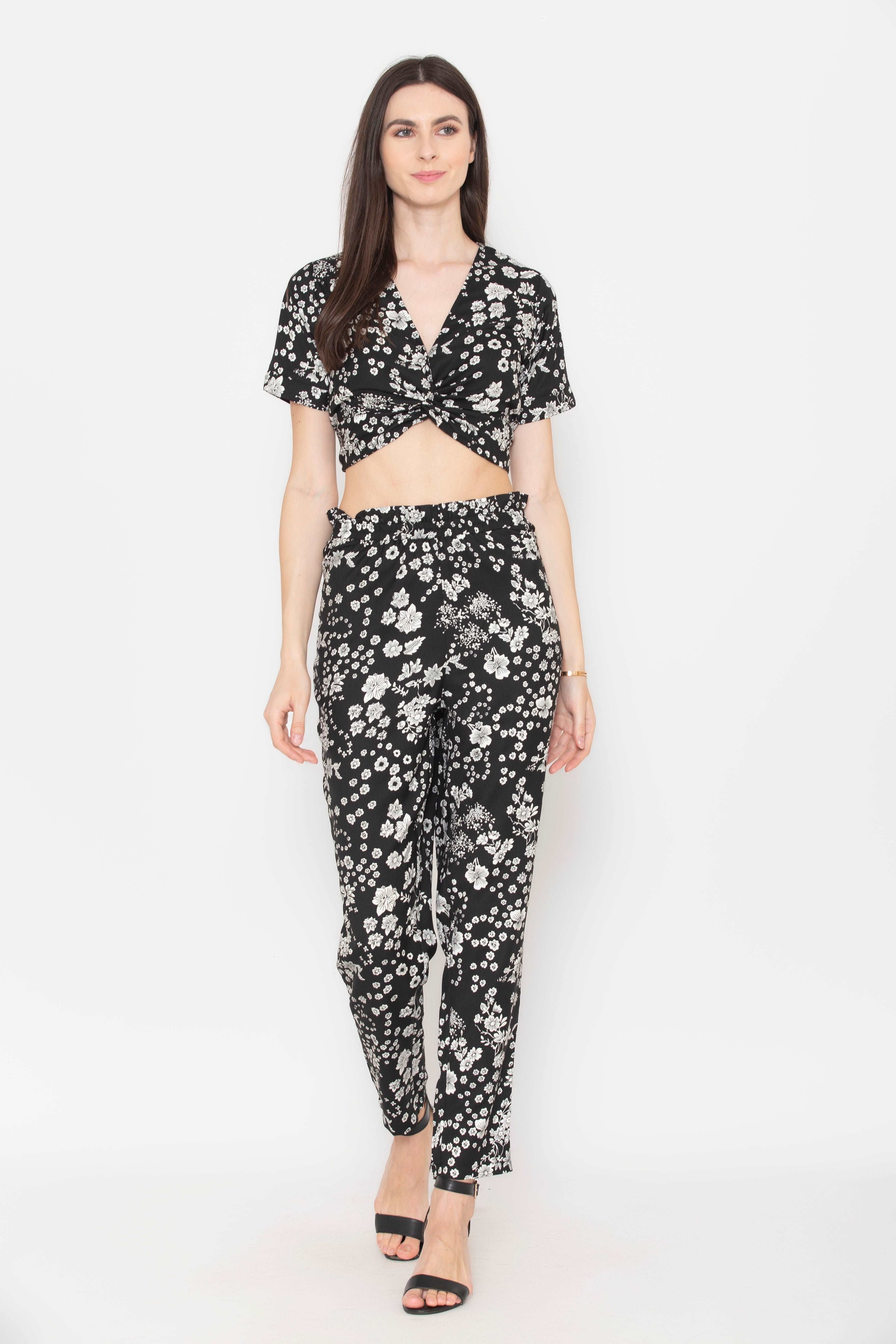 Mid - Night Cord Set with Pants