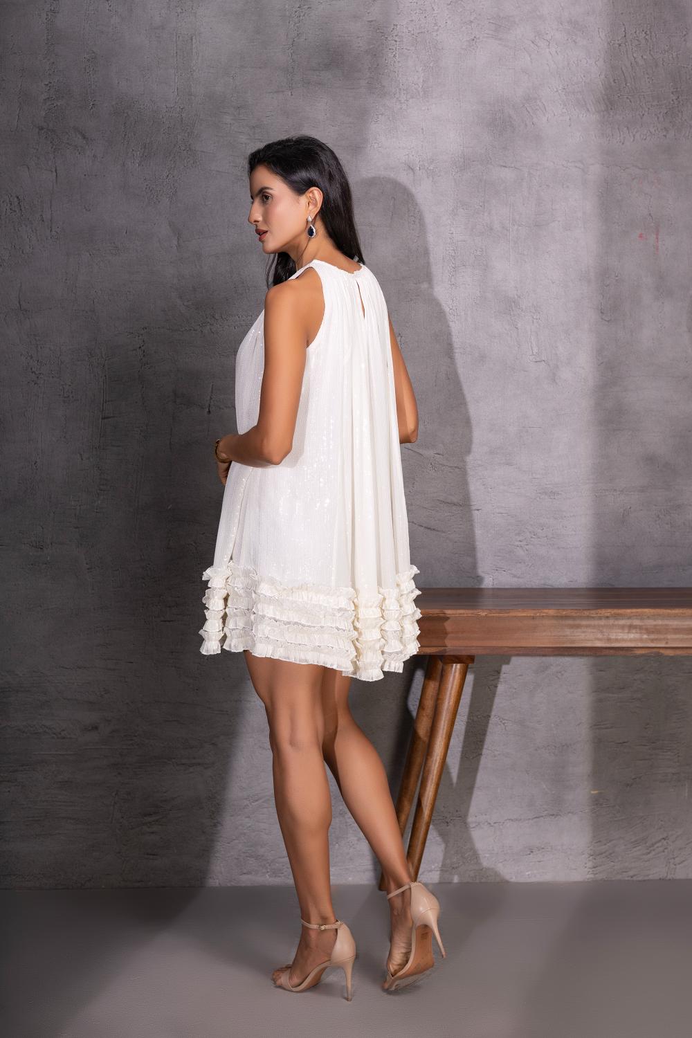 Ivory Whisper Shift Dress
