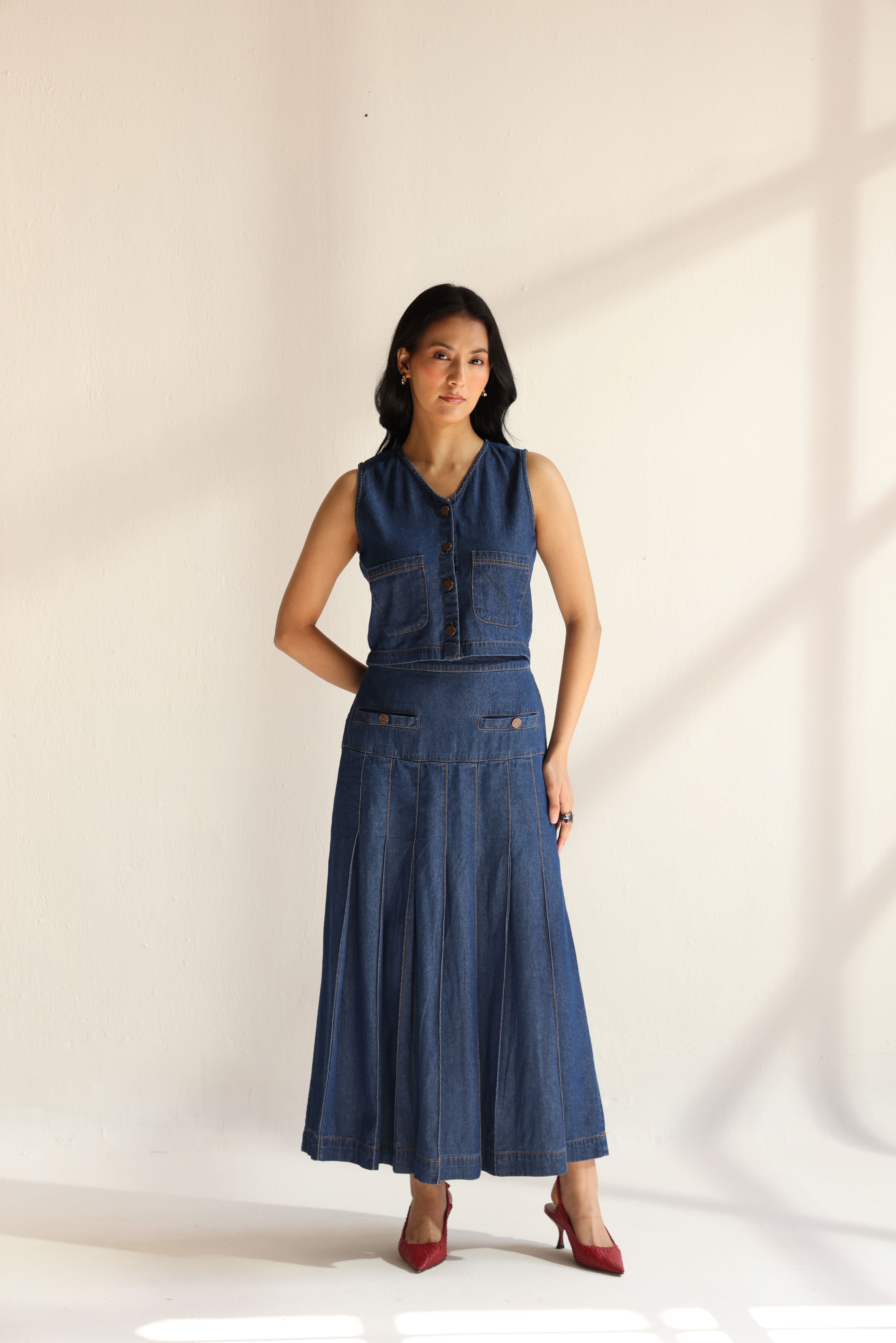 The Indigo Charm Co-ord Set