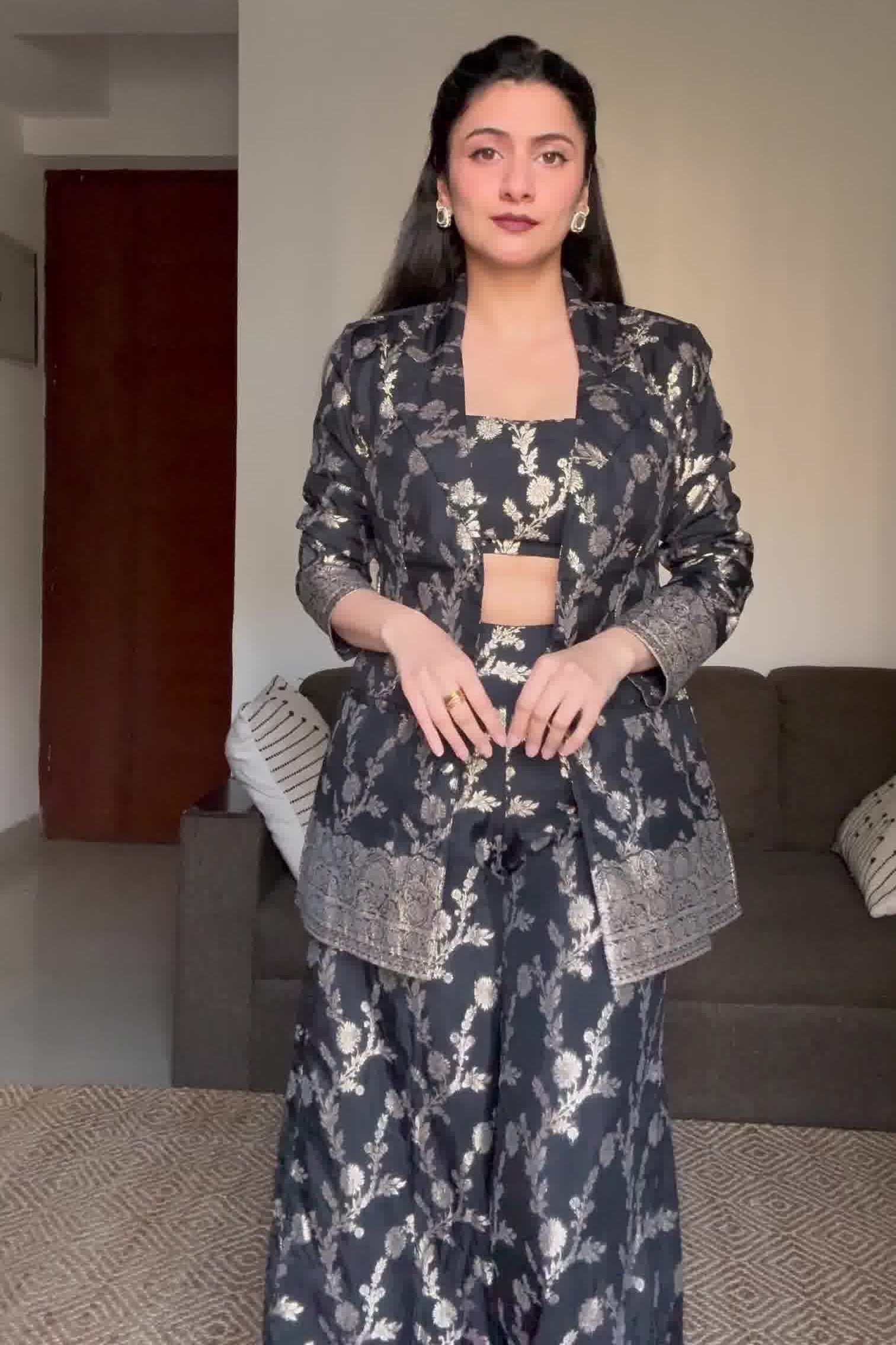 Midnight Elegance Co-Ord Set