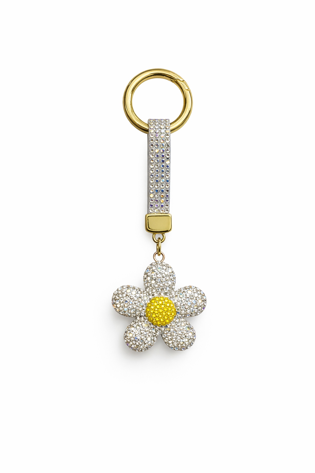 silver Daisy Charm