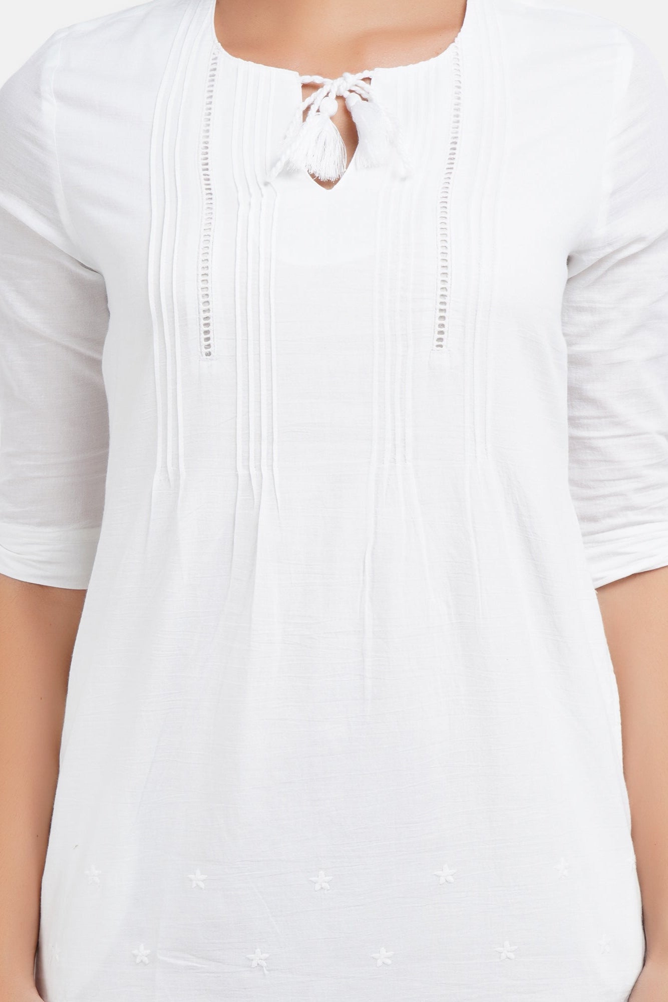 Eyelet Boho Dress for women