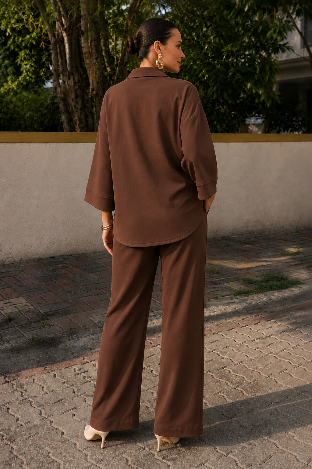 Mahira 2.0 Coord Set (brown)