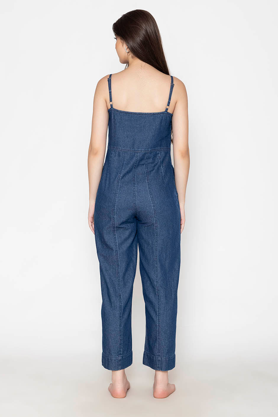 Blue Denim Jumpsuit