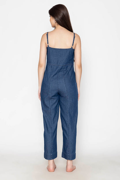 Blue Denim Jumpsuit