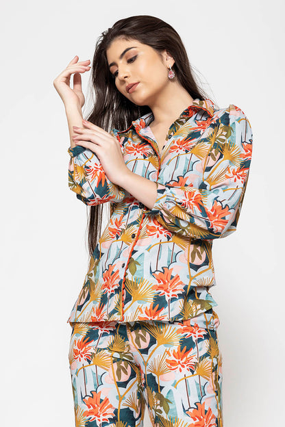 Tropical Printed Co-ord Set