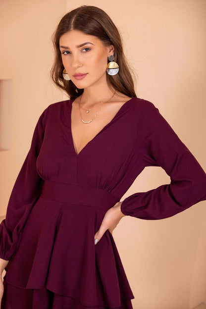 Hint of wine playsuit
