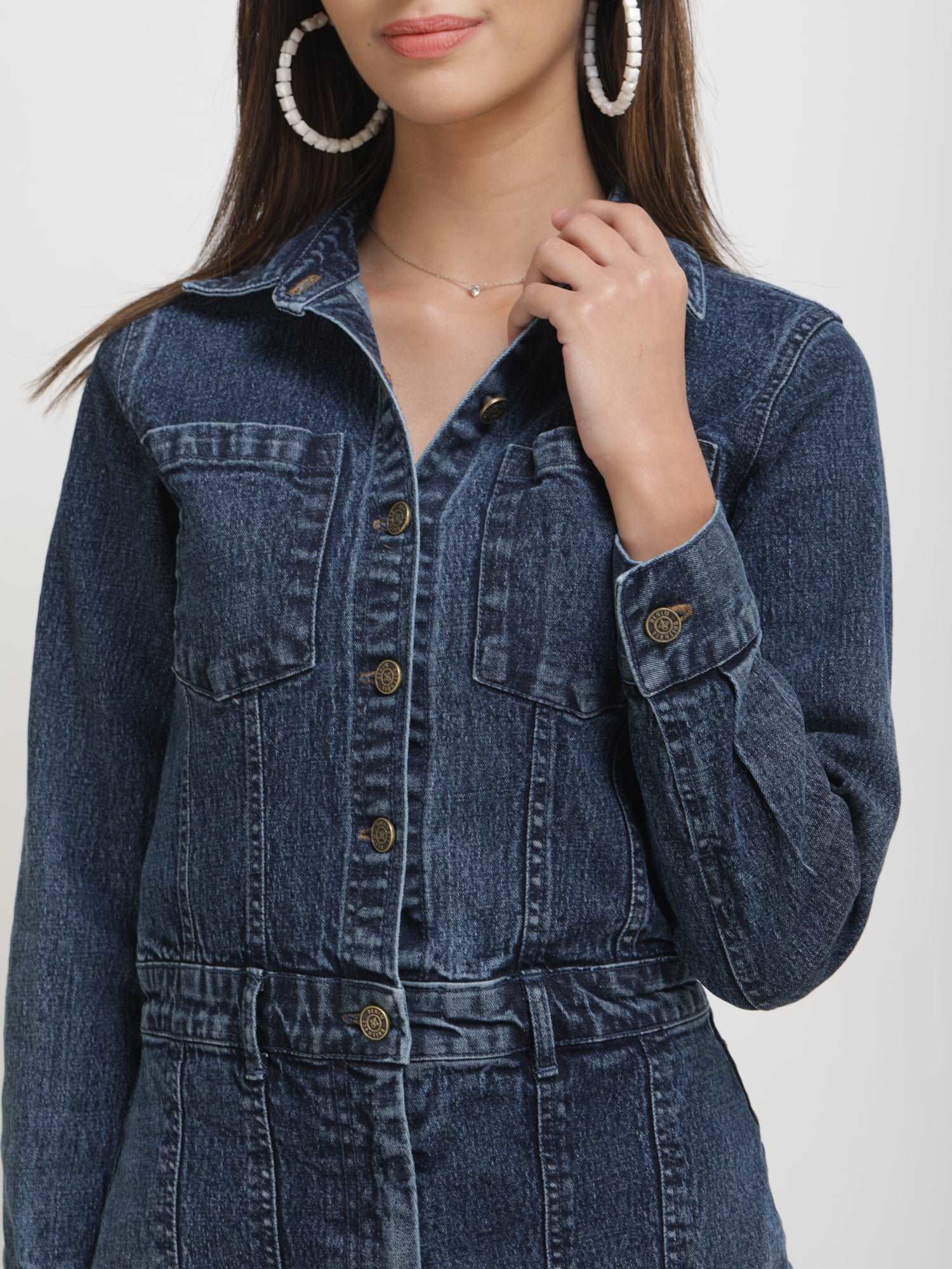Buy Denim Shirt Dress for Women | Order Today