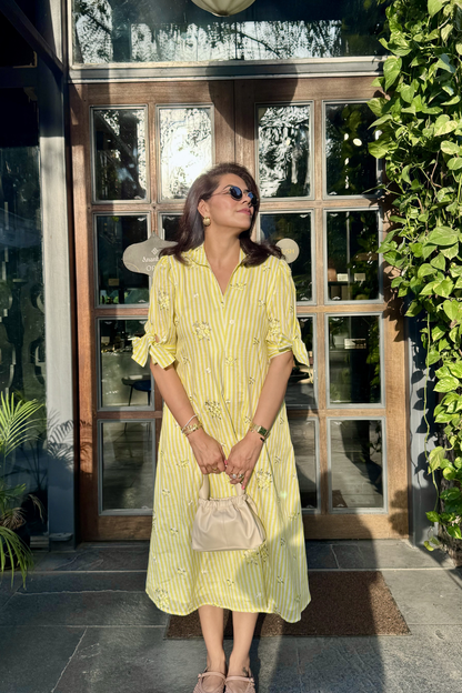 Buttercup Stripe Dress