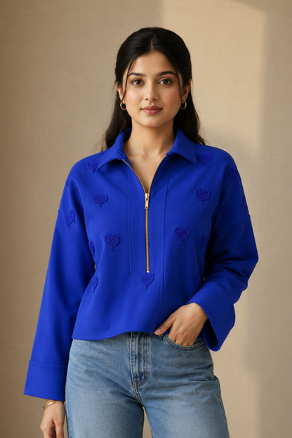 Sapphire Heart Muse Top