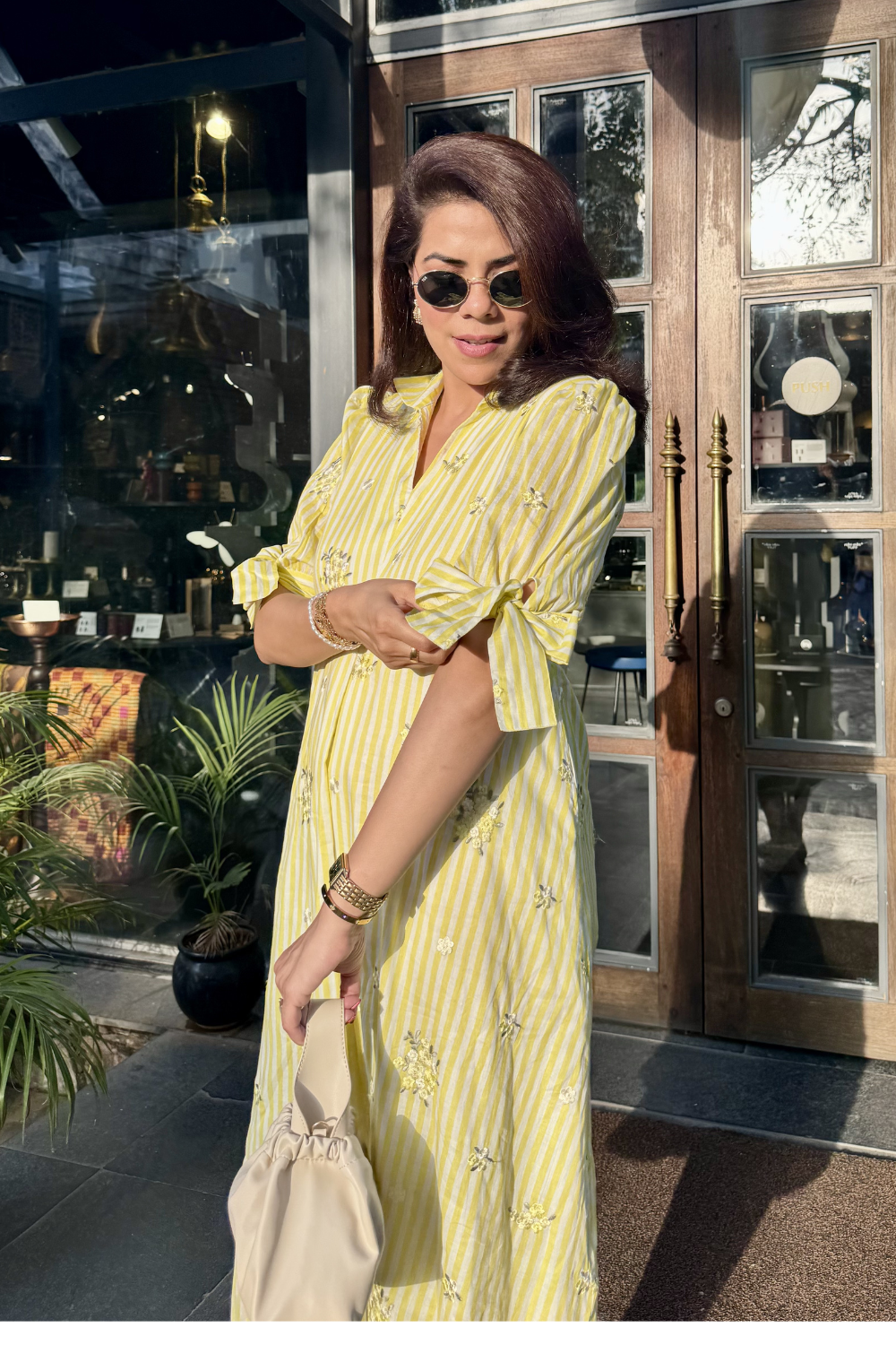 Buttercup Stripe Dress