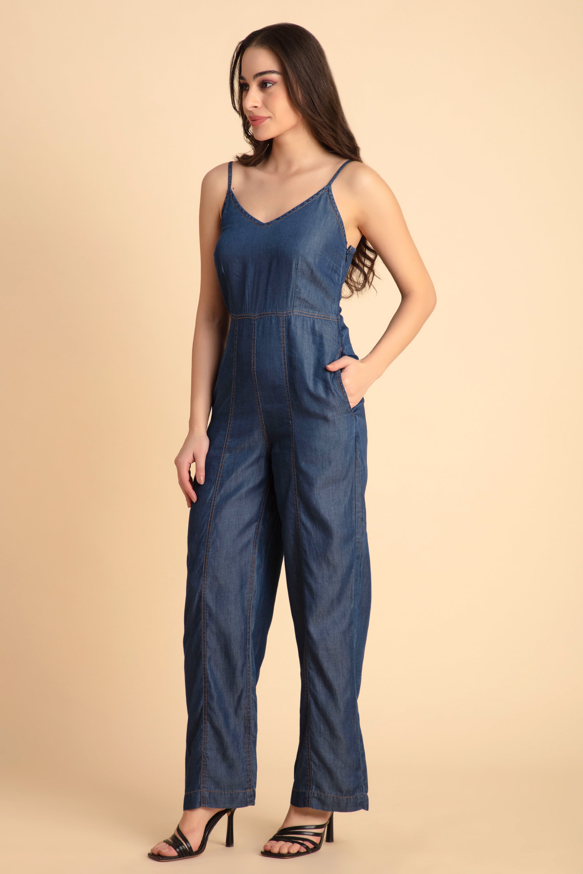 Denim Blue Jumpsuit