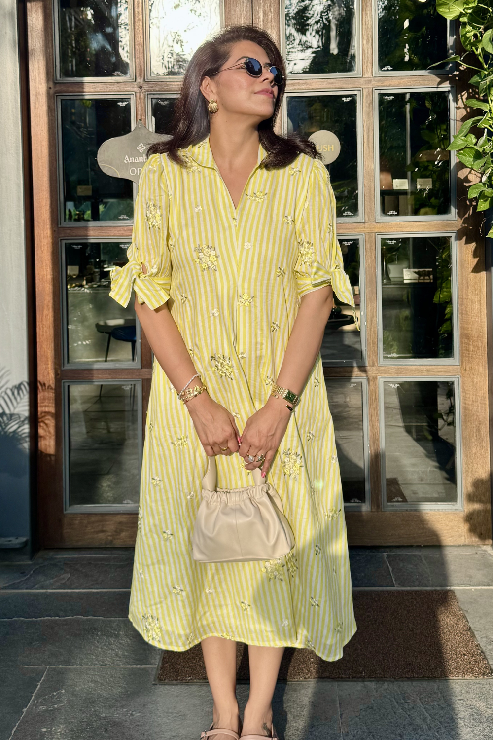 Buttercup Stripe Dress