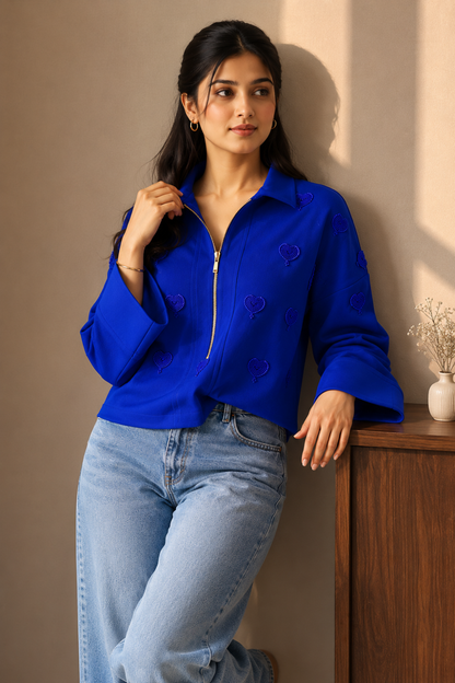 Sapphire Heart Muse Top