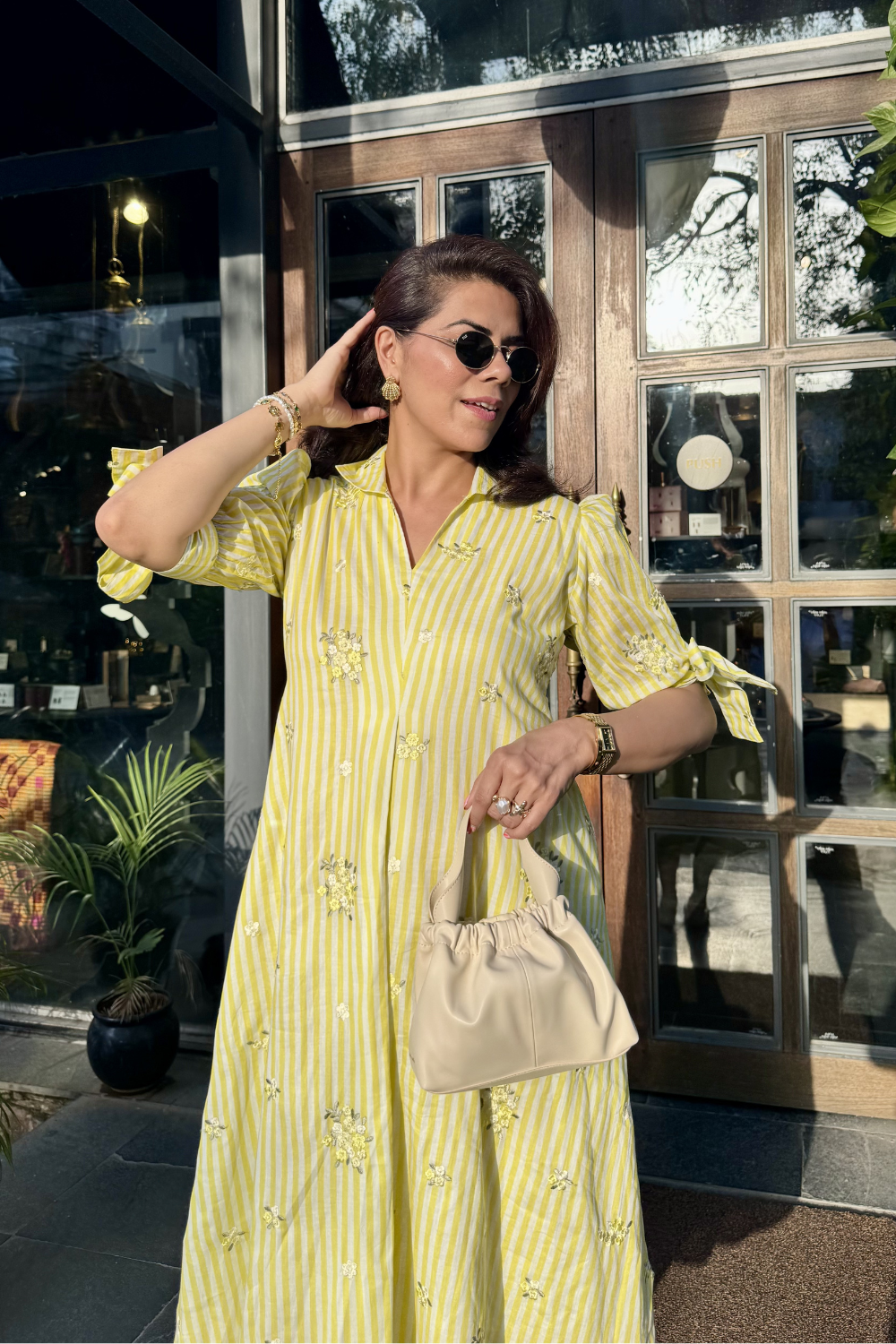 Buttercup Stripe Dress