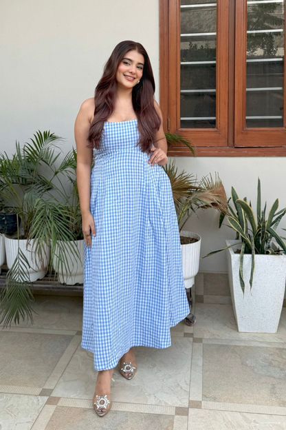 Noon blue midi dress