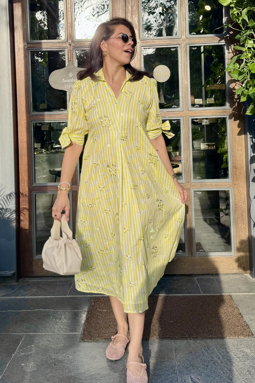 Buttercup Stripe Dress