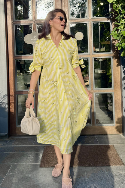 Buttercup Stripe Dress