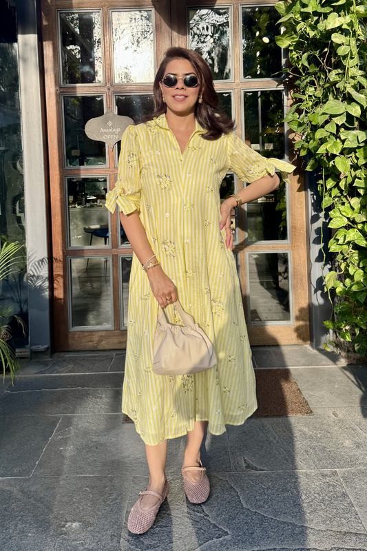 Buttercup Stripe Dress