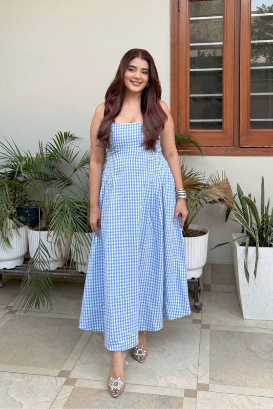 Noon blue midi dress