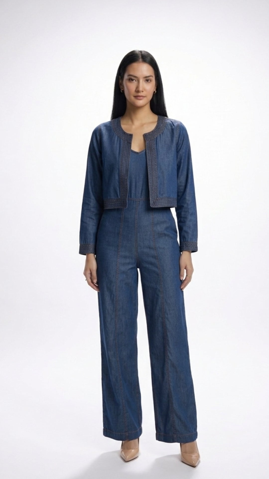 Denim Blue Jumpsuit