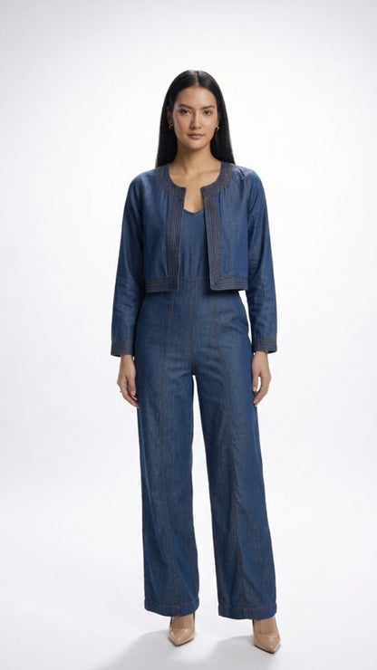 Denim Blue Jumpsuit