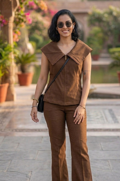 BROWN AMIRA CORDSET