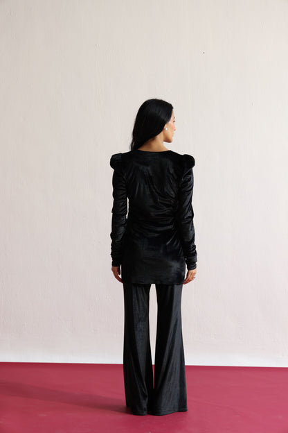 BLACK VELVET CO-ORD SET