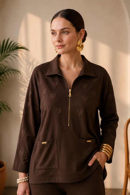 Mahira 2.0 Coord Set (brown)
