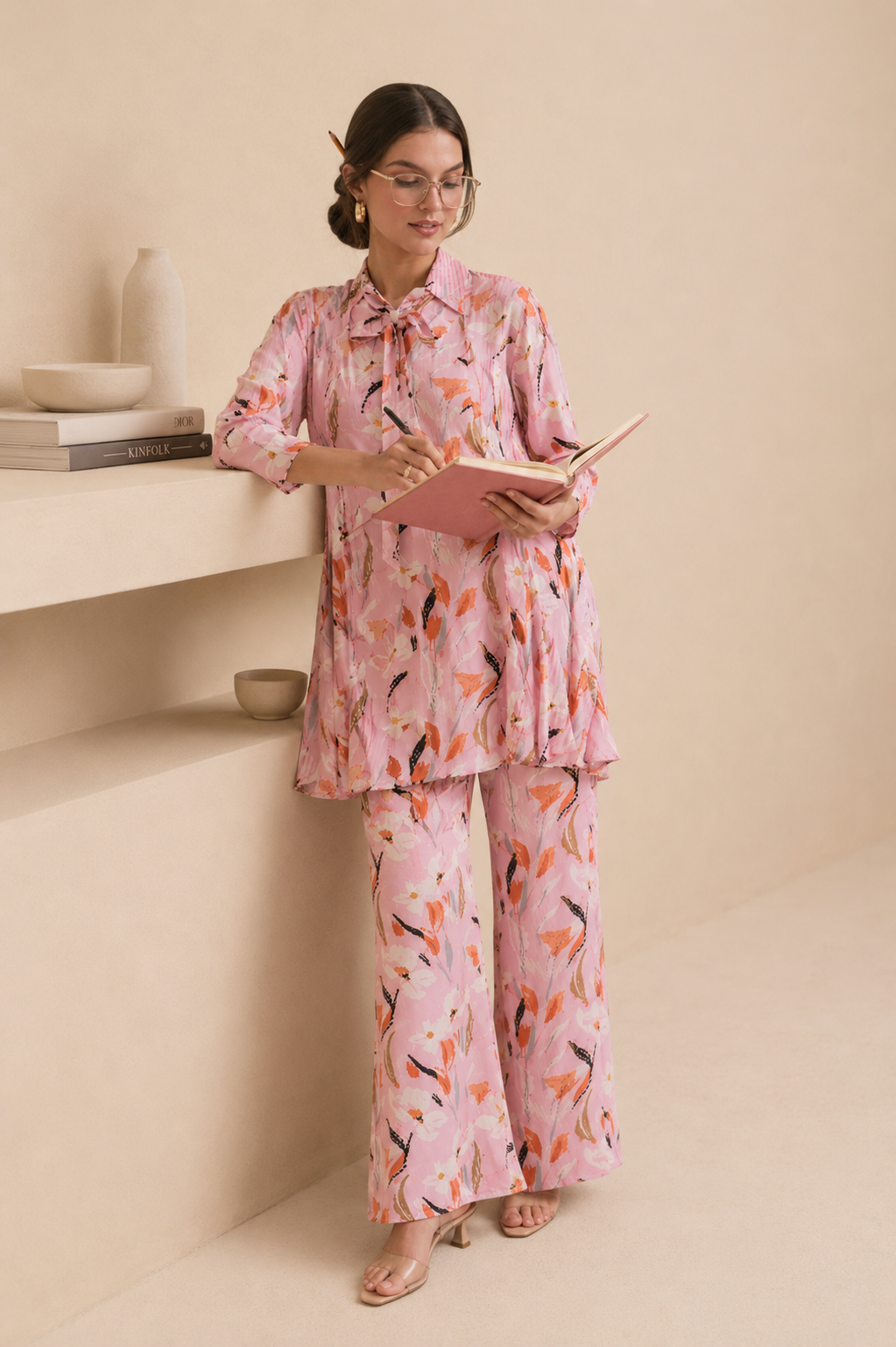 Boe Tie Kurta Set