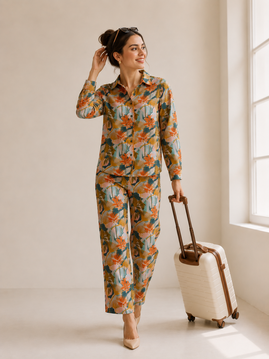 Tropical Printed Coord Set
