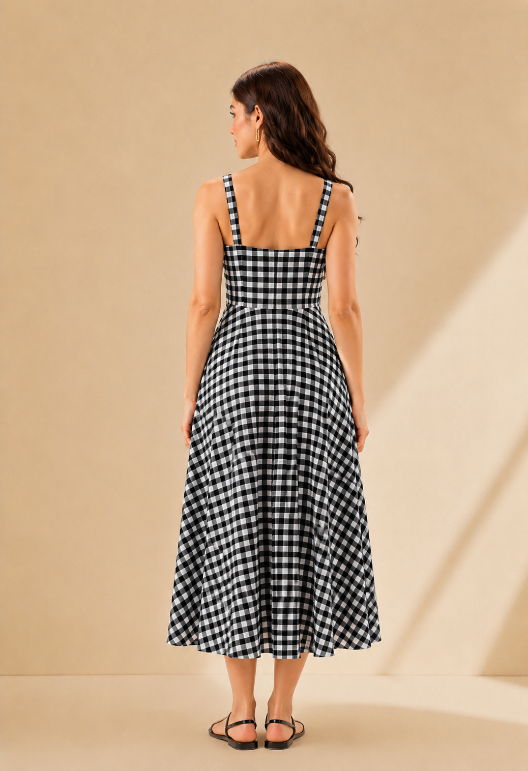 Monochrome Melody Dress