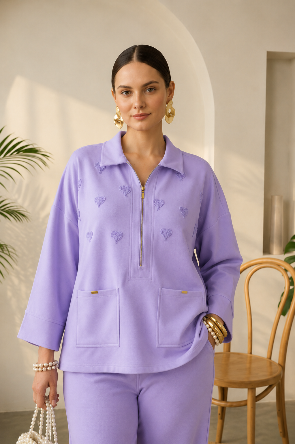 Mahira 2.0 Coord Set (Lavender)