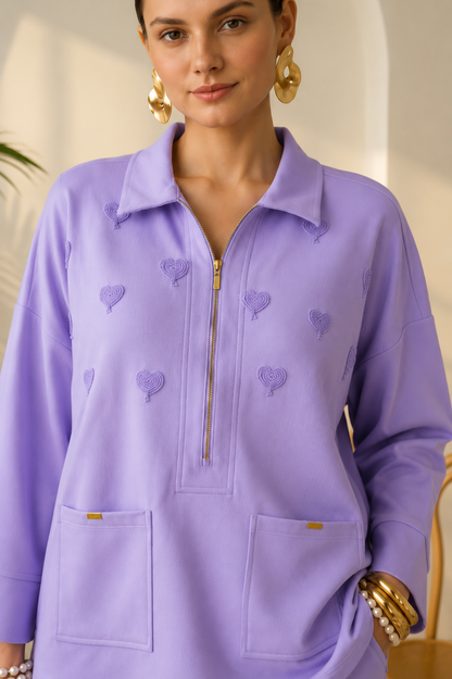 Mahira 2.0 Coord Set (Lavender)