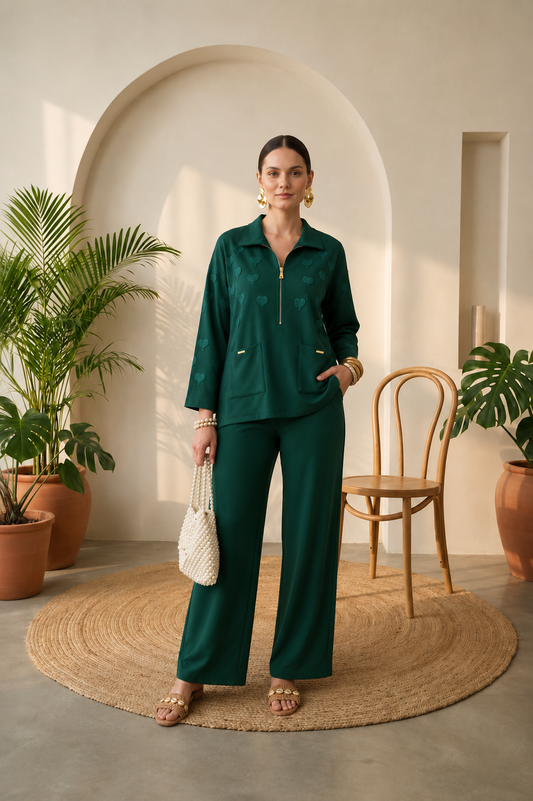 Mahira 2.0 Coord Set  (Green)