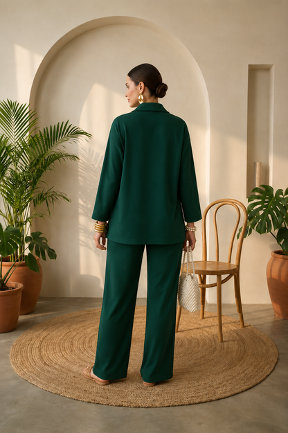 Mahira 2.0 Coord Set  (Green)