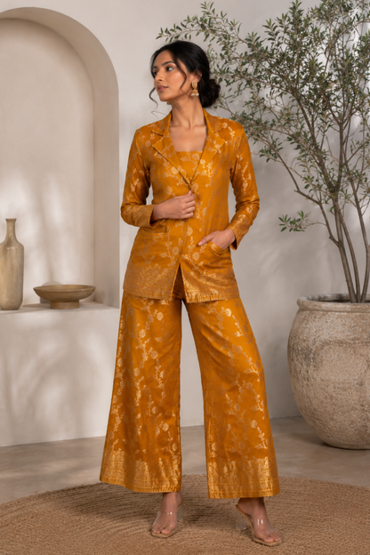Golden Bloom Co-Ord Set