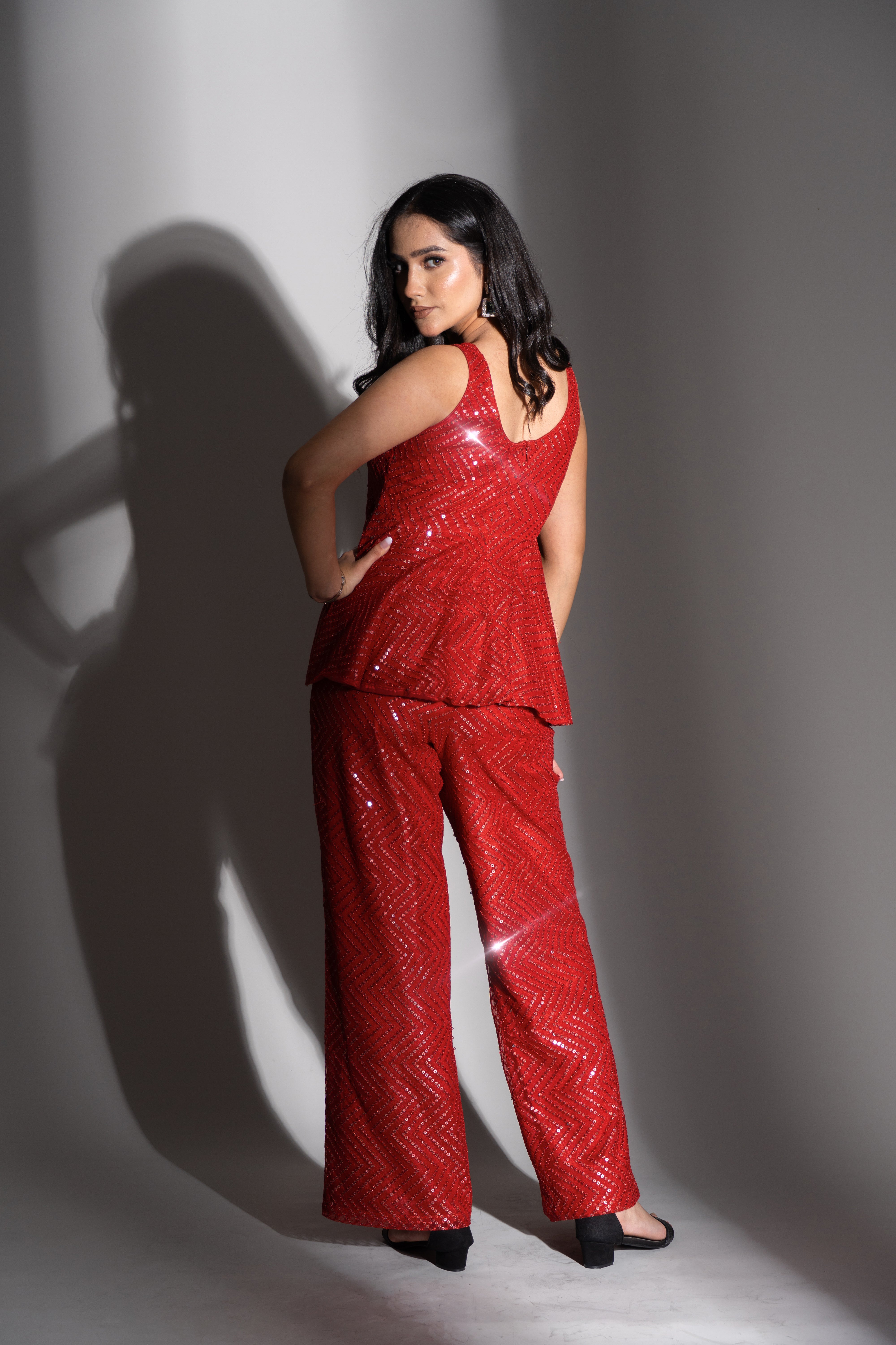 Rooh Sparkle Sequin Set